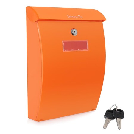 Serenelife Wall Mount Locking Mailbox Includes Keys, SLMAB35 SLMAB35